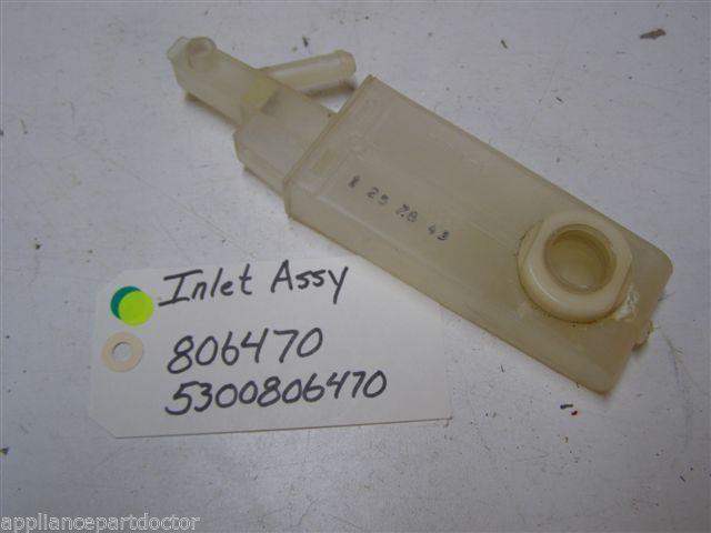 SEARS ROEBUCK DISHWASHER 806470 5300806470 INLET USED PART ASSEMBLY SEARS ROEBUCK DISHWASHER 806470 5300806470 INLET USED PART ASSEMBLY